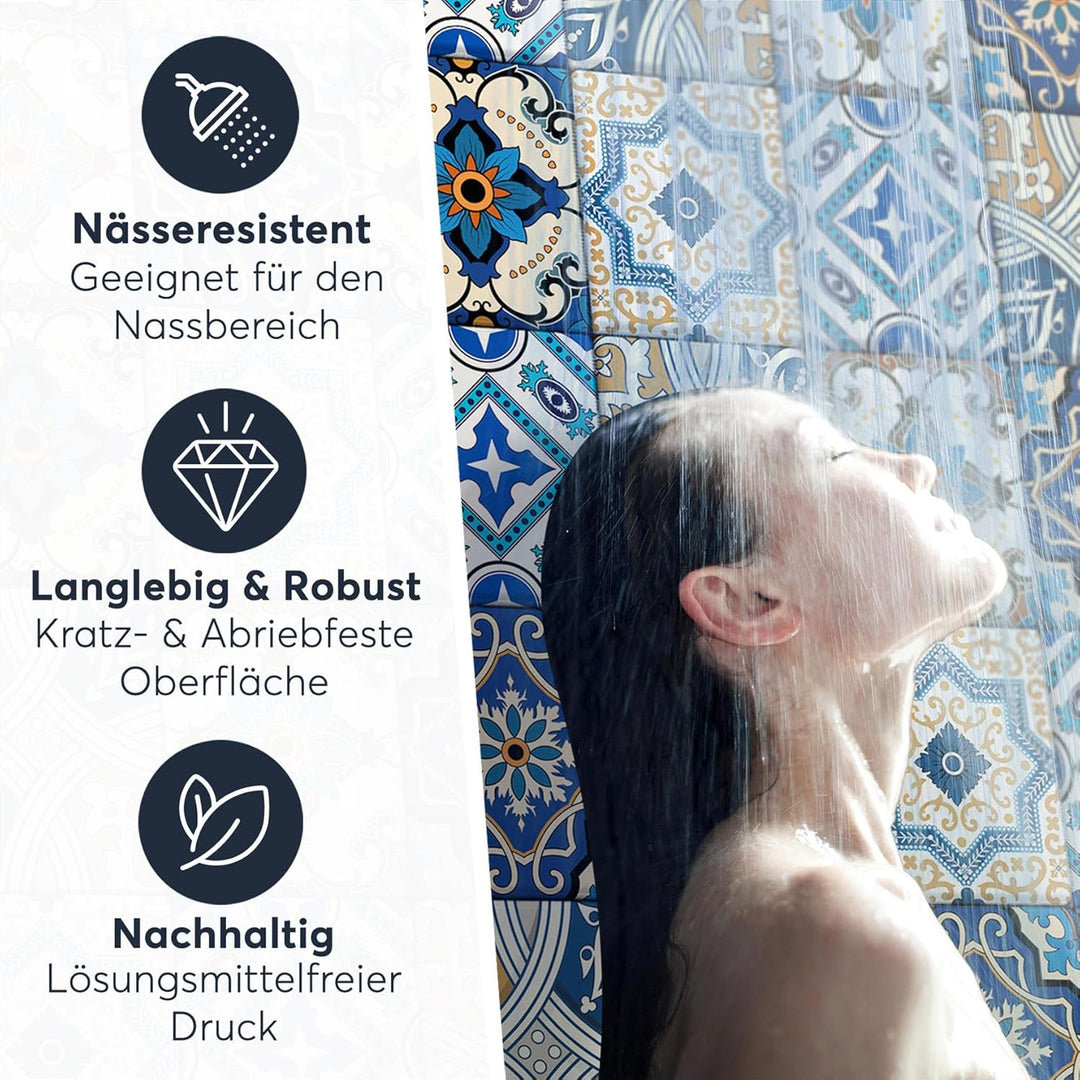 CREATISTO Klebefliesen Stickerfliesen Fliesenfolie - Klebefolie Aufkleber für Fliesen I Klebefliesen