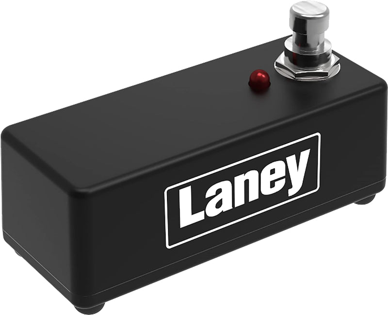 Laney FS1-MINI foot switch - Single Switch Mini Pedal - LED Status Light - With Removable Lead, Sing