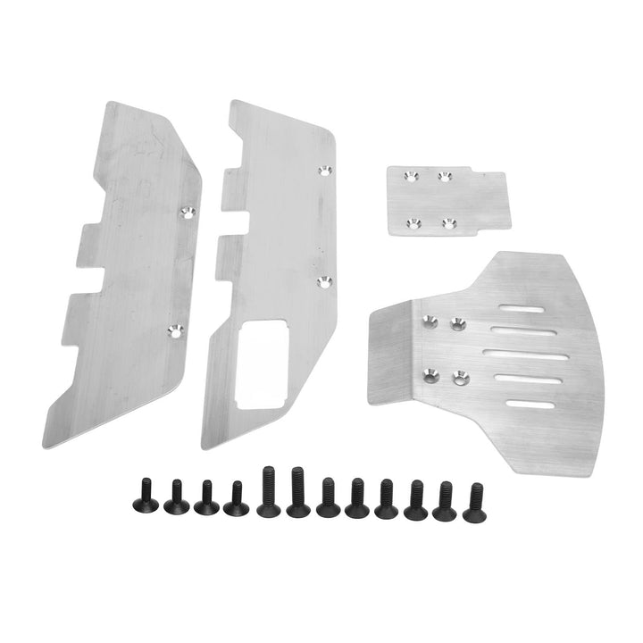 RC Chassis Protector Armor, Edelstahl Chassis Armor für Traxxas Slash 2WD 1/10 RC Car Upgrade Teile