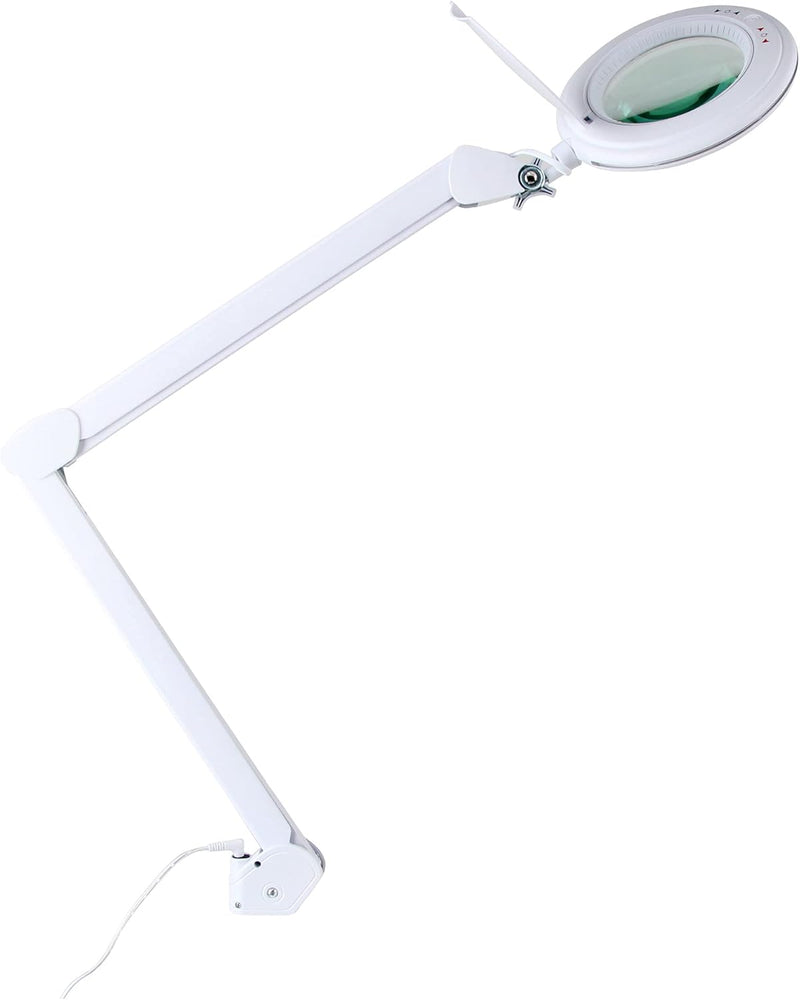 Showlite LL-6095D-Pro LED Lupenleuchte 9W 3/5 Dioptrien (Lupenlampe, dimmbar, 127 mm Linse, 60 SMD L