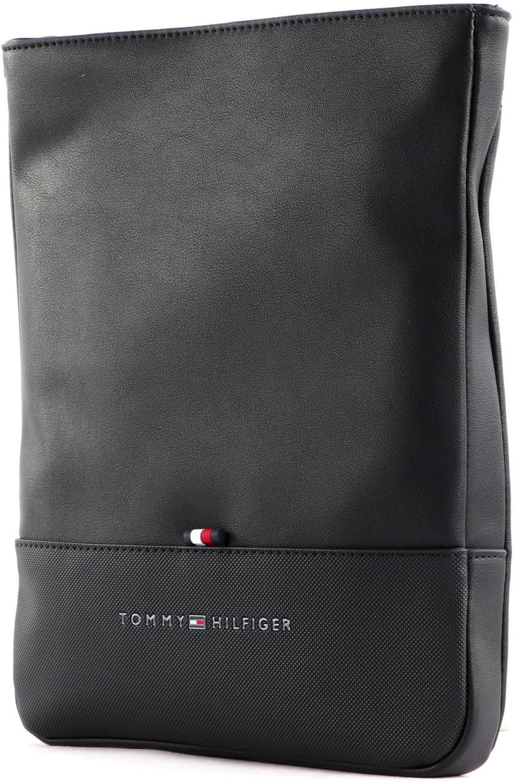 Tommy Hilfiger Herren Umhängetasche TH Essential Crossover Klein, Schwarz (Black), Einheitsgrösse