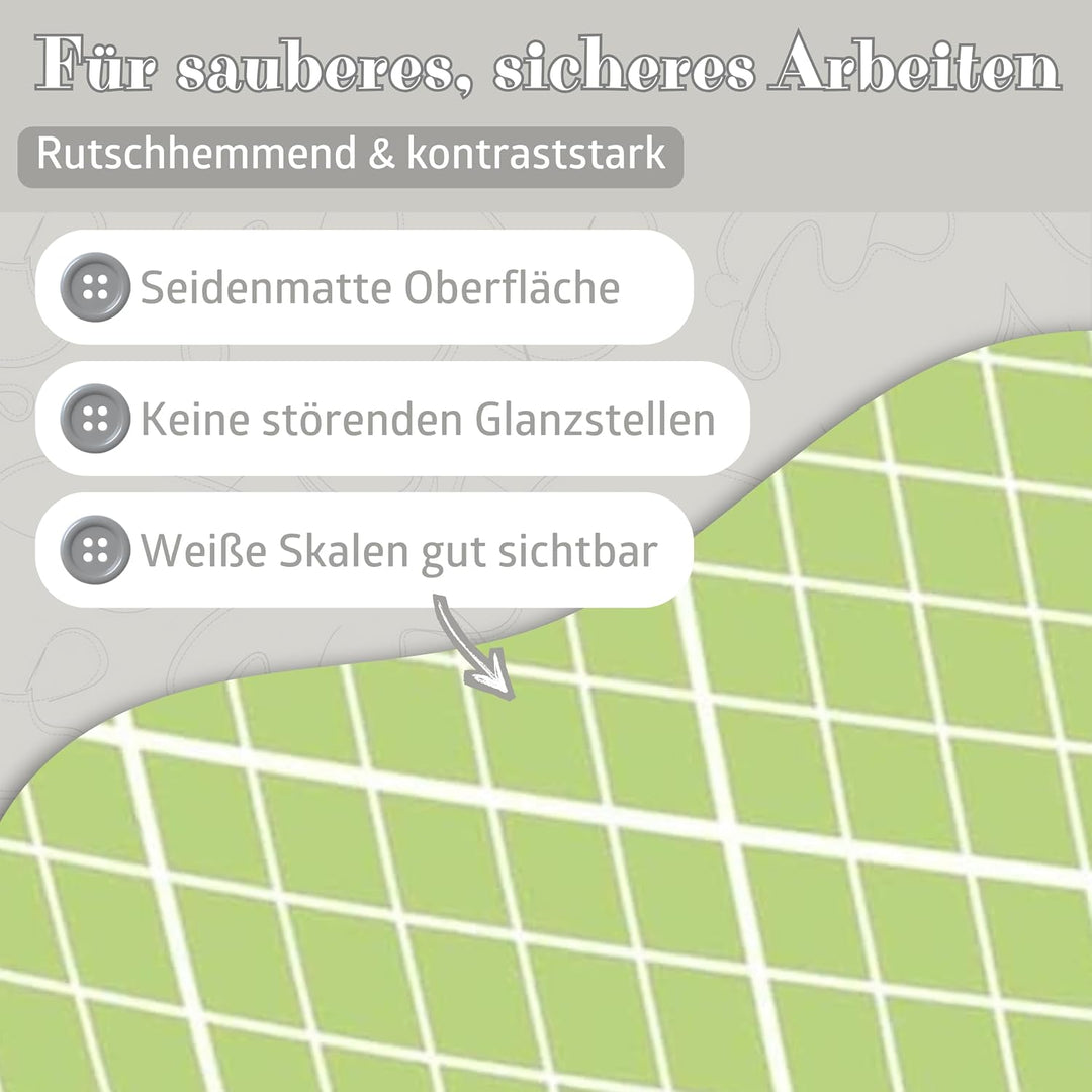 SEMPLIX Schneidematte A0 selbstheilend 120 x 80 cm Patchwork Basteln | Grosse A0 Schneidematte 120 x