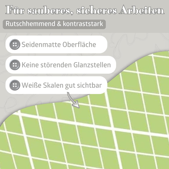 SEMPLIX Schneidematte A0 selbstheilend 120 x 80 cm Patchwork Basteln | Grosse A0 Schneidematte 120 x