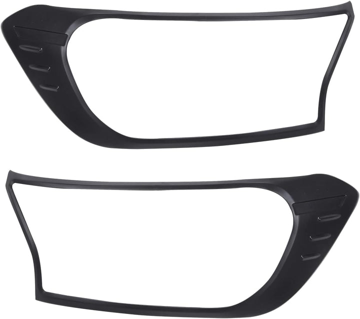 JHCHAN Scheinwerferabdeckung Frontlampe Schutzabdeckung für Ford Ranger T7 T8 2015-2022 Wildtrak XL