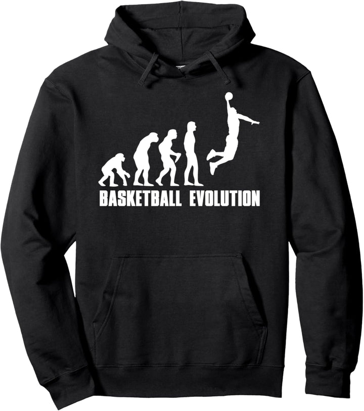 Basketball T-Shirt mit Motiv Basketball Evolution Pullover Hoodie