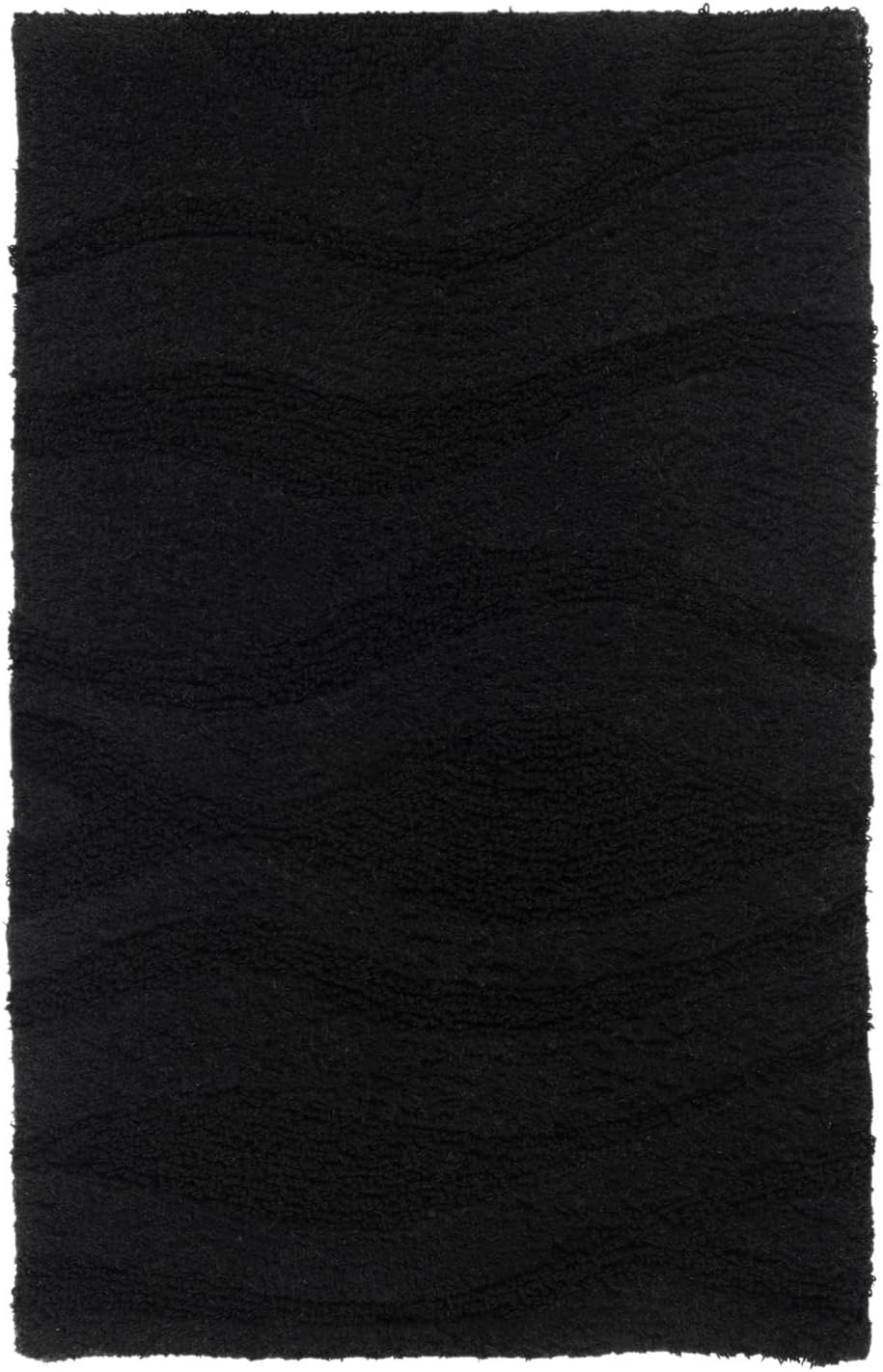 RugVista Badematte Breeze, 80 x 50 cm, Rechteckig, Mittelflor, Anti-Rutsch, Moderner Badteppich, Mas