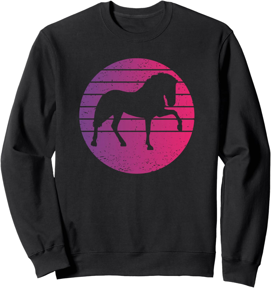 Pferd Retro Style Vintage Sweatshirt