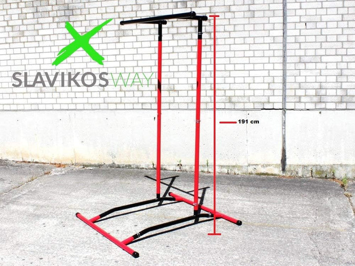 9010019 Pull Up Station Klimmzug Stange Liegestütz Multi Workout Handstand Schnellverschlüsse bis 11