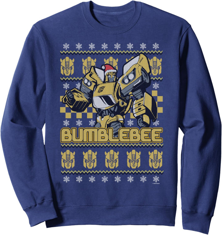 Transformers Christmas Bumblebee Ugly Sweater Sweatshirt
