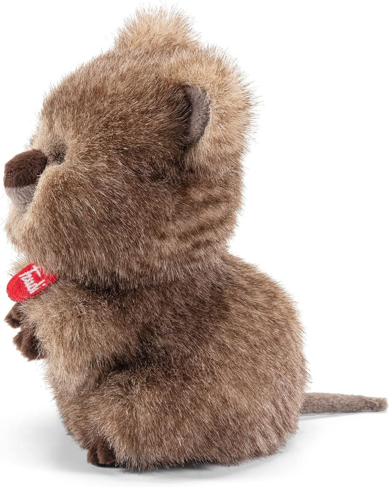 trudi 27135 Klassik Plüschtier Quokka Maximilian ca. 20 cm, Grösse M, hochwertiges Stofftier mit wei