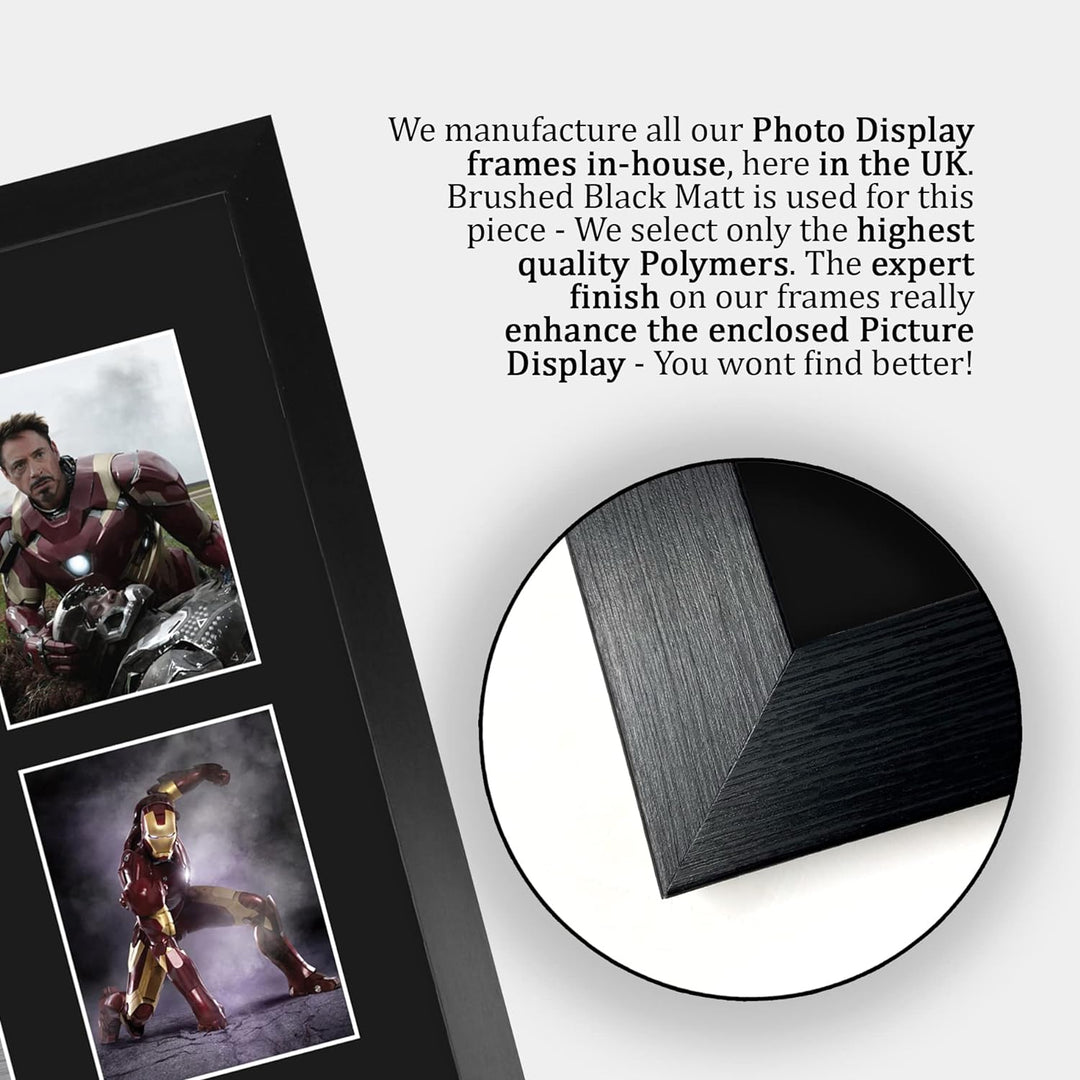 HWC Trading FR A3 Robert Downey Jr Ironman Presents Autogramm-Bild für Film-Erinnerungsstücke, gerah