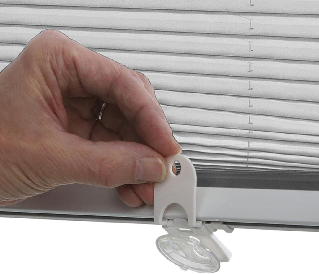 GARDINIA Solo Plissee ohne Bohren, Mit Saugnäpfen, Blickdichtes Falt-Rollo, Inkl. aller Montage-Teil