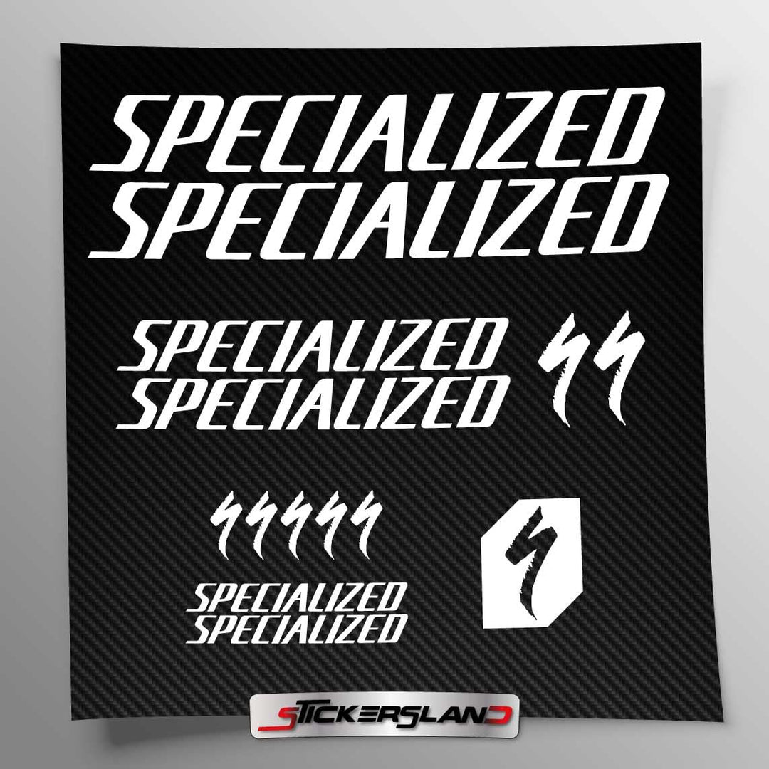 Stickersland® Aufkleber-Set kompatibel mit Rahmen MTB Mountainbike und Helm | Aufkleber-Aufkleber fü