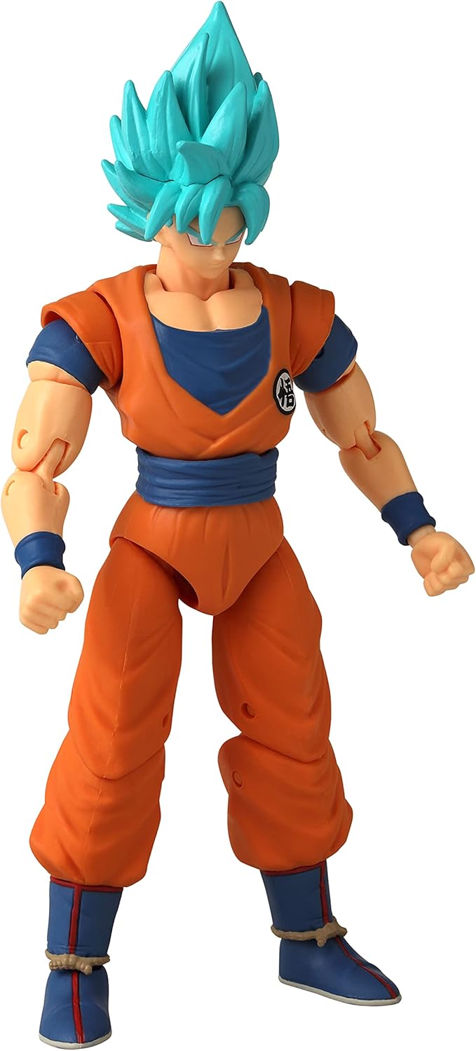 BANDAI - Dragon Ball Super - Dragon Stars Figur 17 cm - Super-Saiyajin Blue Goku - Gelenkige Blue Go