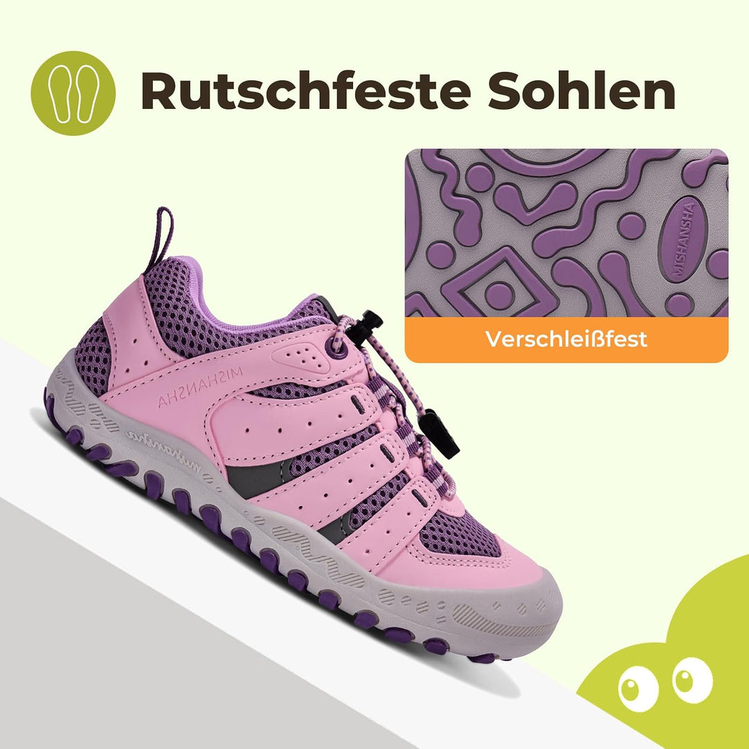 Mishansha Unisex-Kinder Turnschuhe Trekkingschuhe Mädchen Wanderschuhe Outdoor Sportschuhe 24-38 33