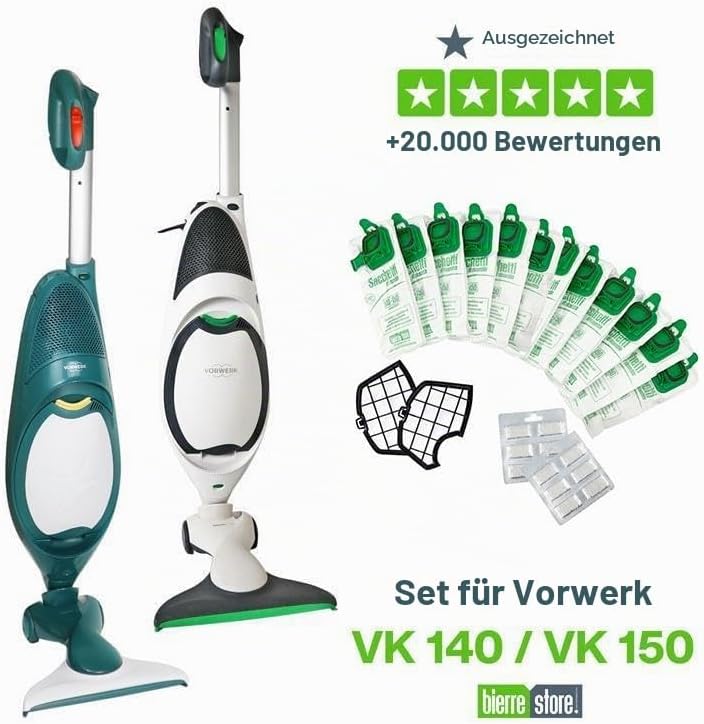 Beutel Kobold VK 140 VK 150 12 Stück Duftfilter kompatibel