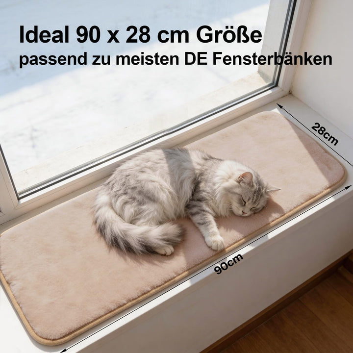 Pet Prime Cat Window Lounger, Matte für Fensterbänke, Katzen Fensterliege Matte, Anti-Rutsch Katzenb