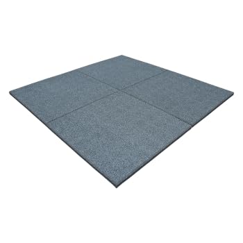Gummimatten Grau 50x50x4cm Gummiplatten Fallschutzmatten Outdoor Indoor Kinder Schaukel Fallschutzpl