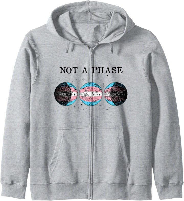 Not A Phase Funny Transgender Pride Flag Kapuzenjacke