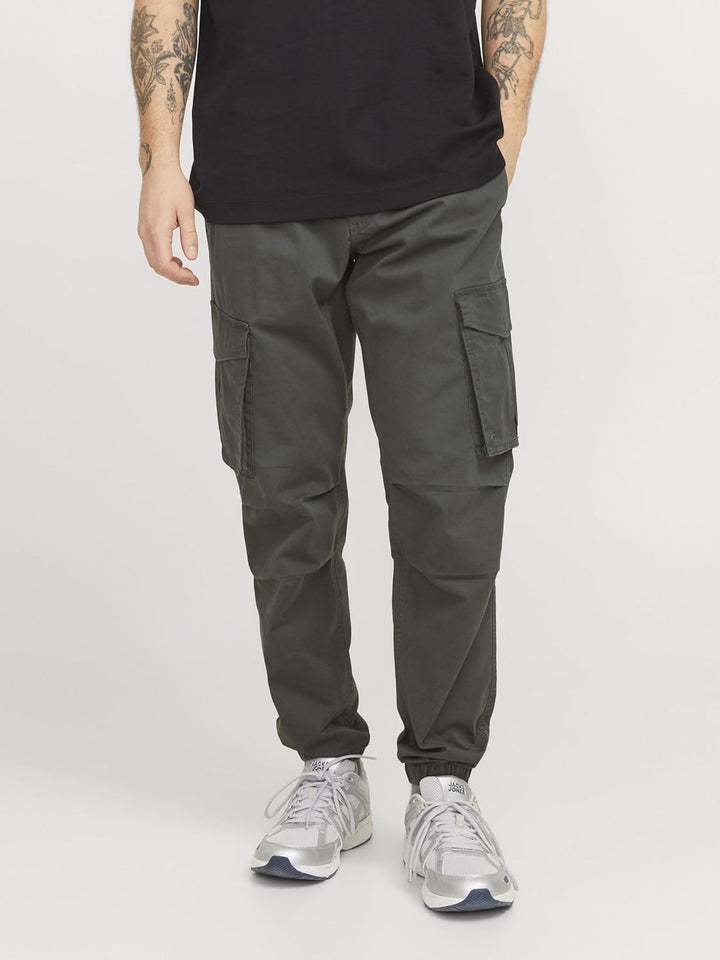 JACK & JONES Male Cargo-Hose Relaxed Fit Cargo-Hose XS Black Sand, XS Black Sand