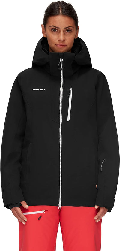 Mammut Damen Stoney Hs Thermo Jacket Women gefütterte Hardshelljacke mit Kapuze XS black-white, XS b