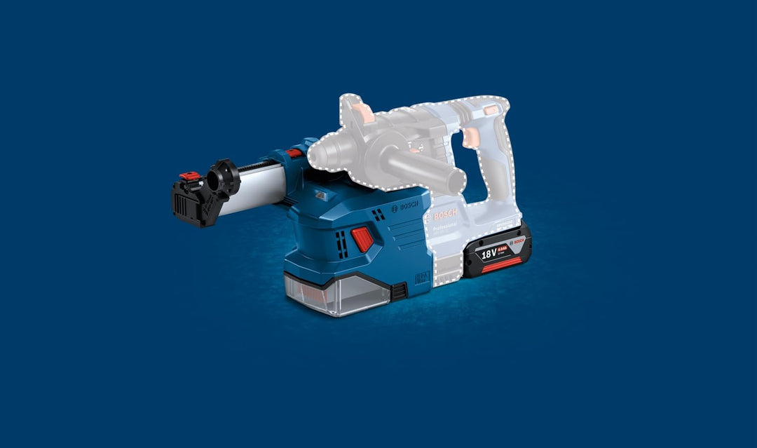 Bosch Professional 18V System Akku Bohrhammer GBH 18V-22 (mit SDS plus, inkl. 2x 4.0Ah Akku, Schnell