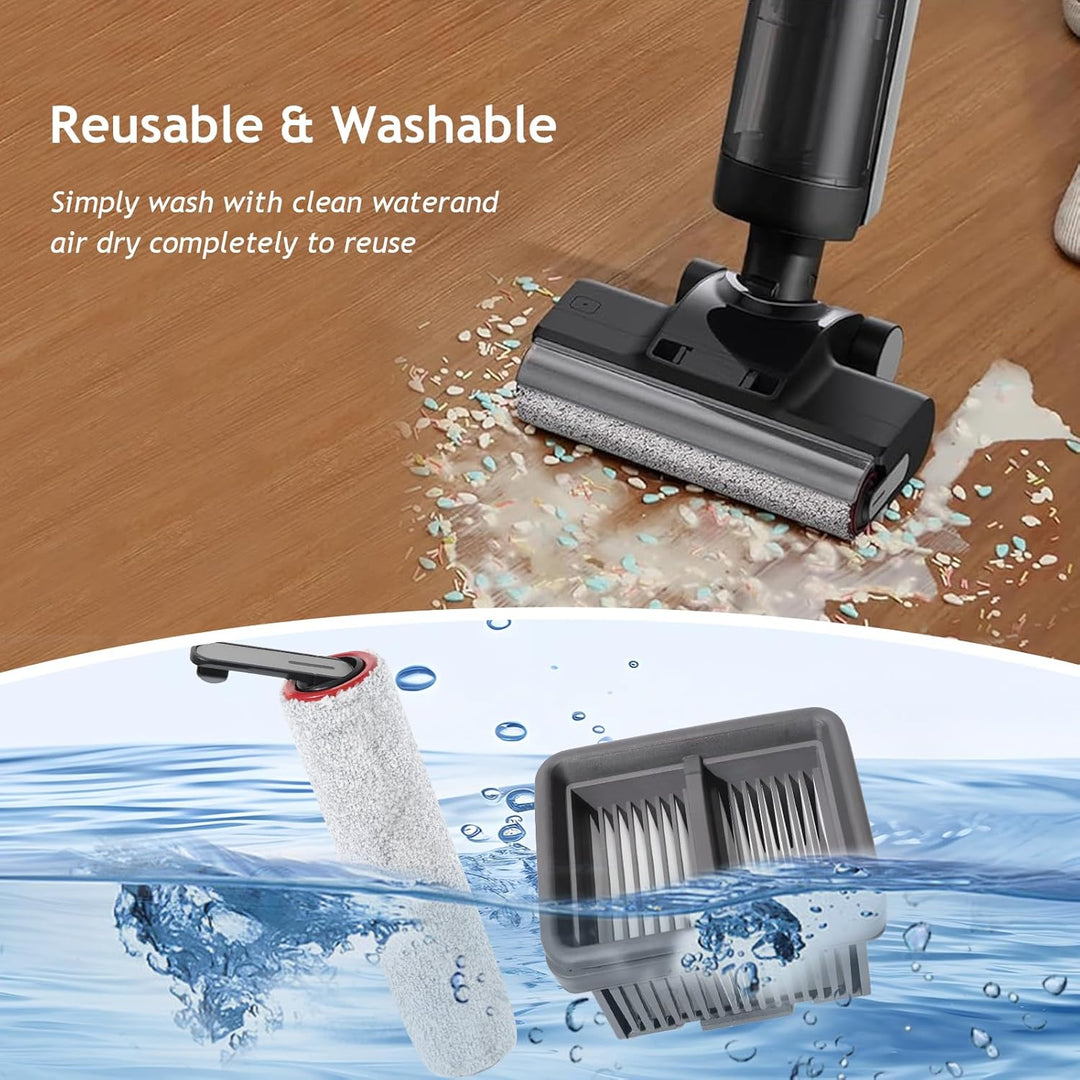 Bürstenrolle + Filter Ersatzteile für Dreame H12 Pro Ultra / H13 Pro Nass und Trockensauger Zubehör