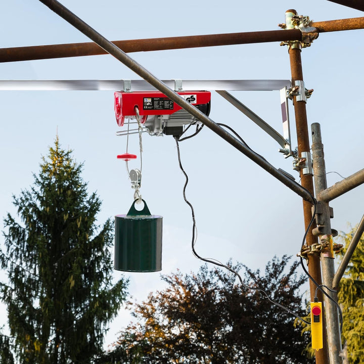 Arebos Elektrische Seilwinde | Seilzug | Seilhebezug | Motorwinde | Flaschenzug | Hebezug| Elektrisc