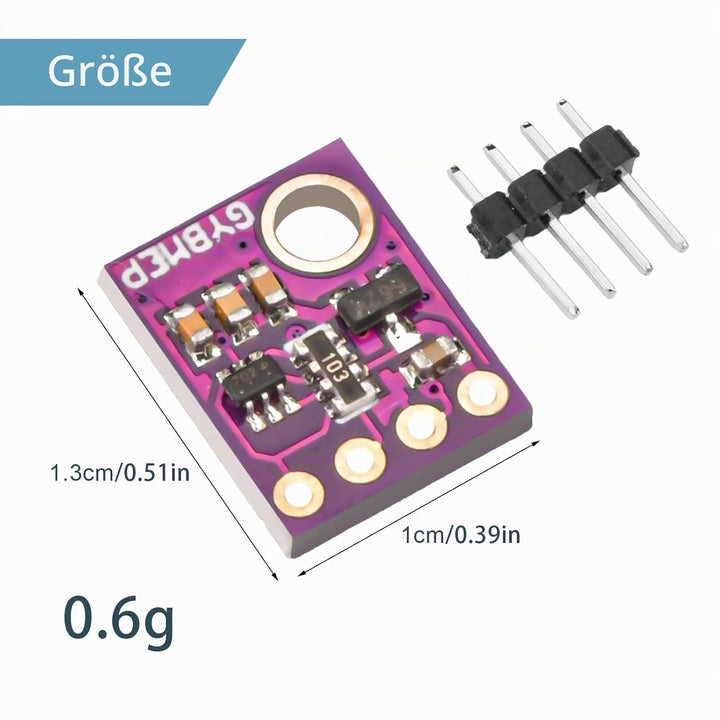 Diymore 2 Stücke GY-BME280 High Precision Digital Sensor barometrischer Druck Temperatur Luftfeuchti