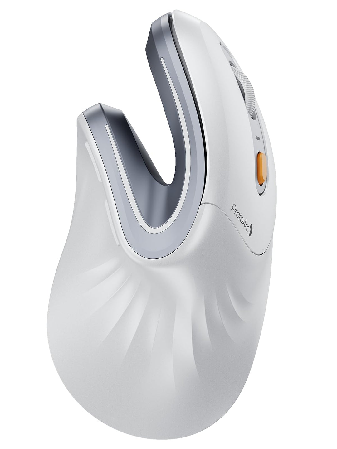 ProtoArc EM11 NL Ergonomische Vertikale Maus, Kabellos Aufladbar Mouse mit 3 Gerät (Bluetooth+Blueto