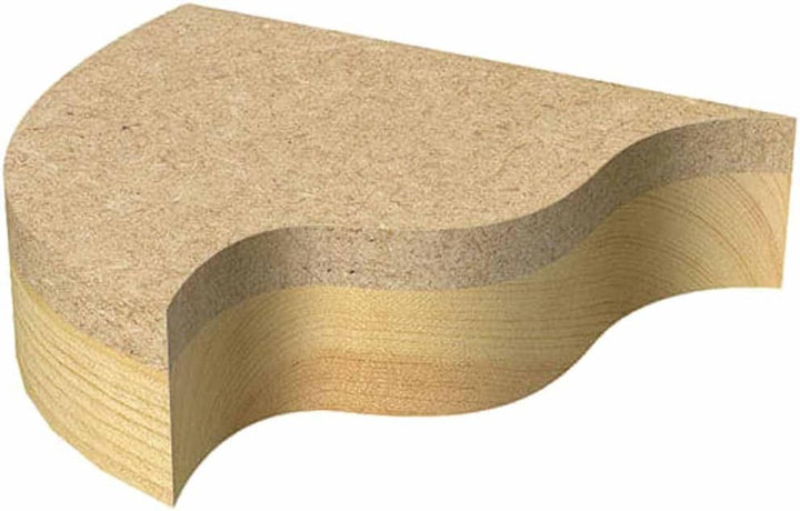 Trend Trade Kugelgelagerter Kantenfräser, 8 mm Schaft, 12.7 mm Schnittdurchmesser, 25.4 mm Schnittlä
