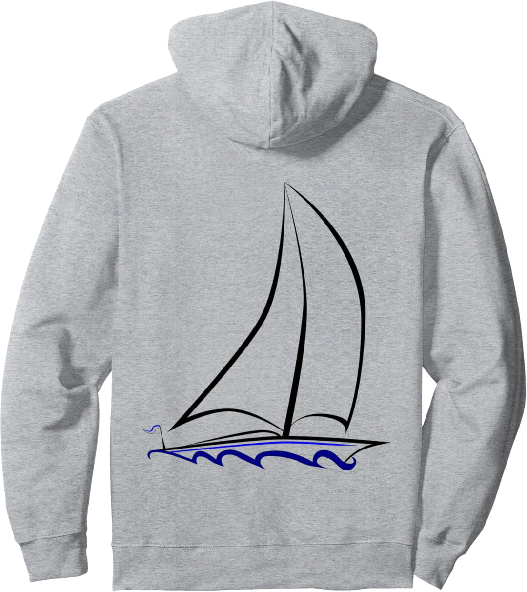 Segelboot für Seefahrer Bootsboot Pullover Hoodie