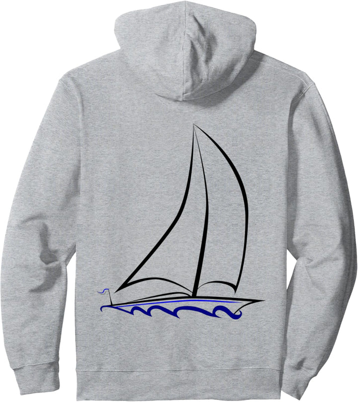 Segelboot für Seefahrer Bootsboot Pullover Hoodie
