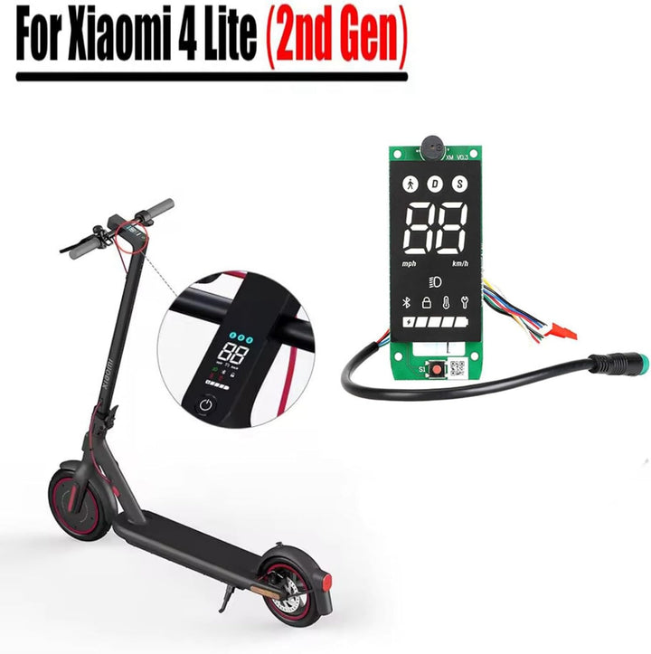 XBERSTAR Elektroroller Armaturenbrett für Xiaomi 4 Lite 2nd Elektroroller Armaturenbrett Leiterplatt