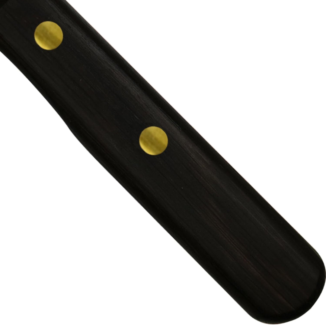 PIKAS - Solingen Messer Wellenschliff, Räuchereiche Holzgriff, Premium Buckelmesser, Küchenmesser, F