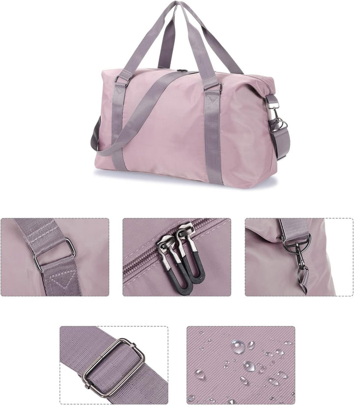 HAWEE Reisetasche Herren Gross Weekender Sporttasche Damen Wasserdicht Gym Bag Leichte Handgepäck Ta