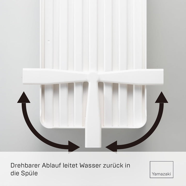 YAMAZAKI 2452 Drainer Abtropfgestell, ABS, Weiss, One Size, Weiss