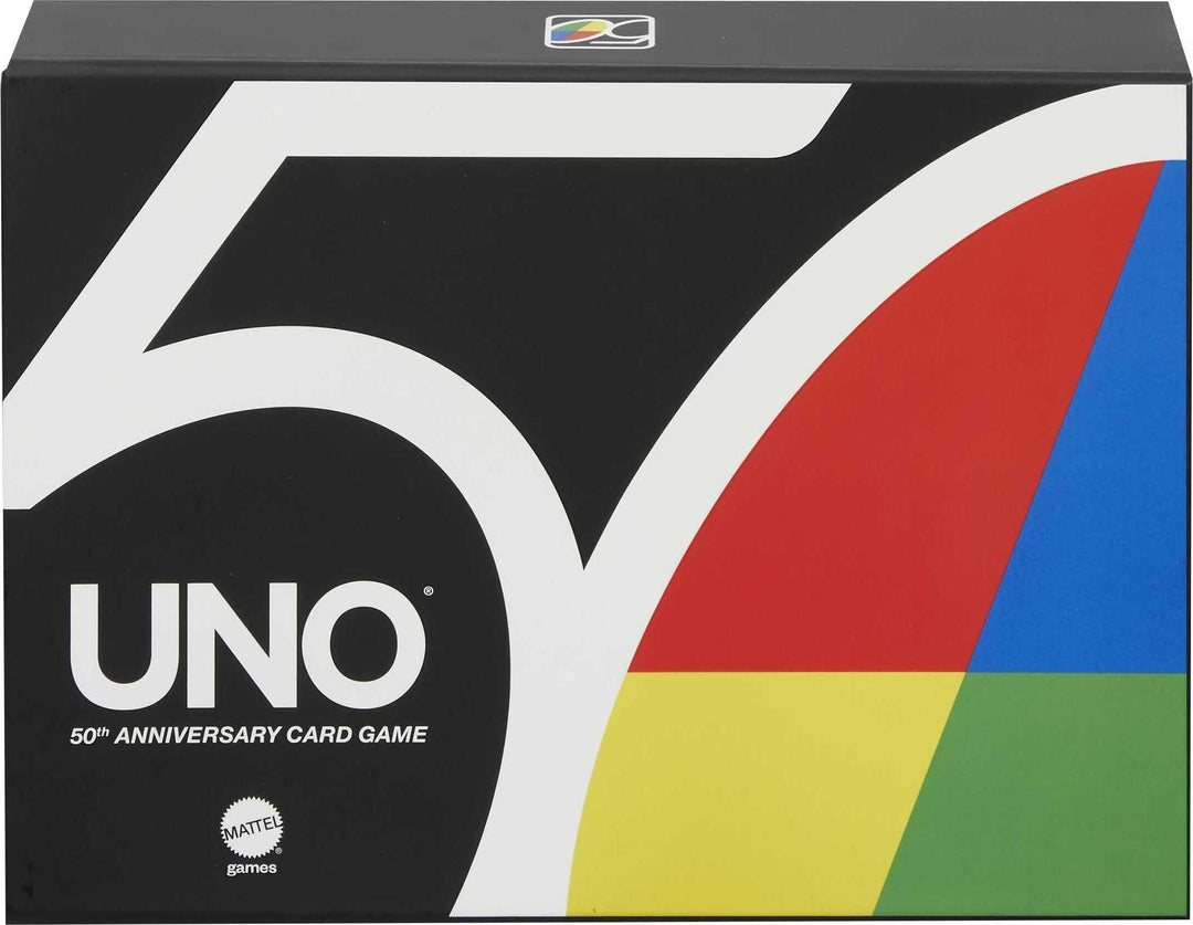 Mattel Games GXJ94 - UNO 50. Jubiläum Premium Kartenspiel, Spielzeug ab 7 Jahren, Premium