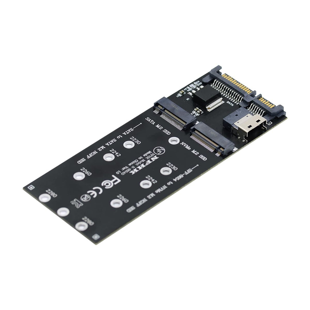 cablecc SFF-8654 auf U2 Kit NGFF M-Key auf Slimline SAS NVME PCIe SSD SATA Adapter für Mainboard Sch