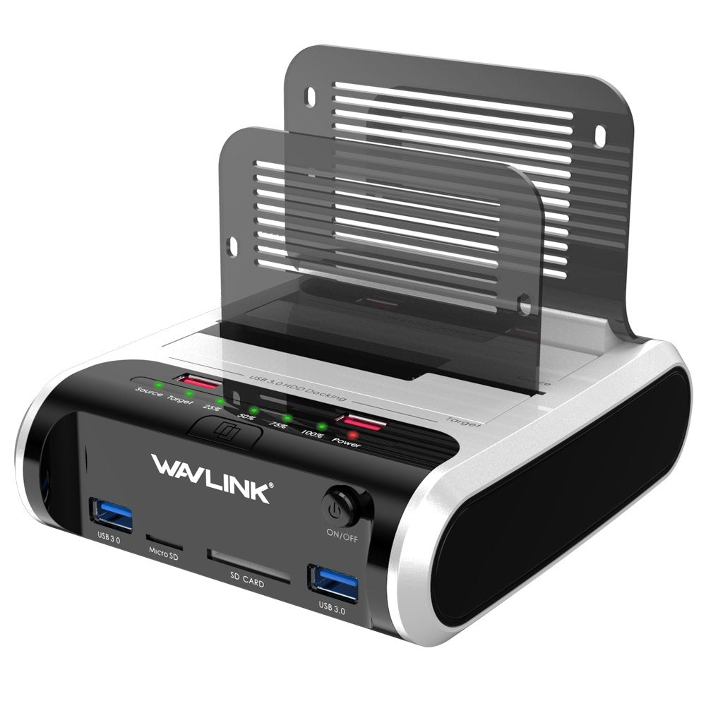 Festplatten Dockingstation, WAVLINK USB Festplatten Docking Station Offline Klonfunktion für 2,5 Zol