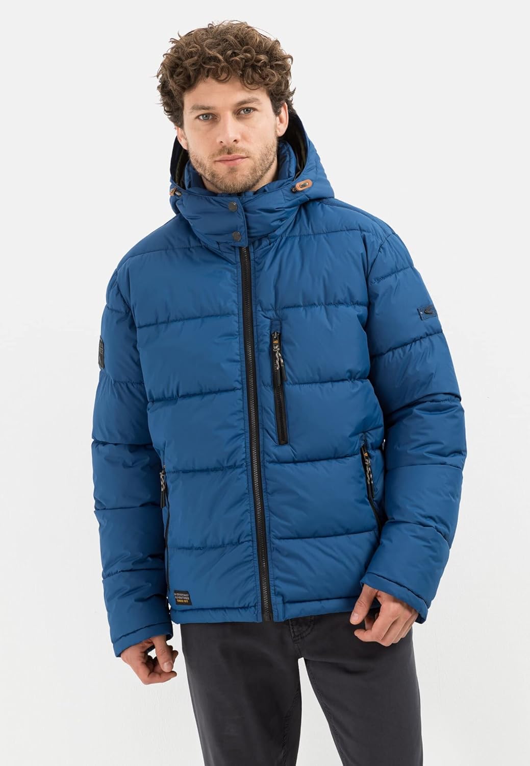 camel active Herren Steppjacke aus recyceltem Polyamid 30 Braun, 30 Braun