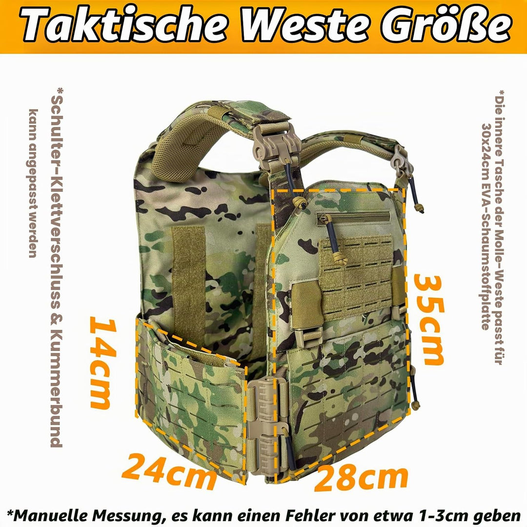 Taktische Airsoft Plattenträger, Upgrade Militär JPC Lasercut Plate Carrier Airsoft Taktische Schutz