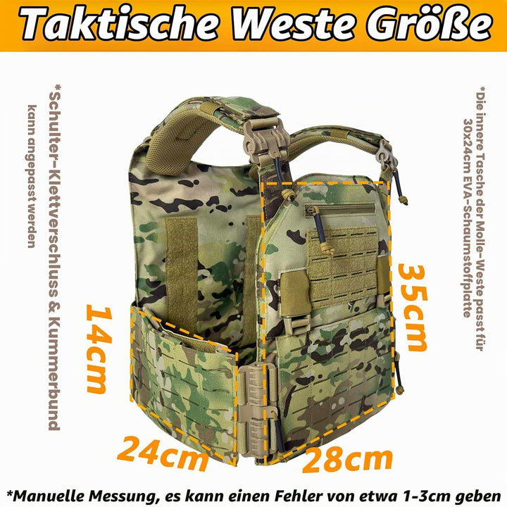 Taktische Airsoft Plattenträger, Upgrade Militär JPC Lasercut Plate Carrier Airsoft Taktische Schutz