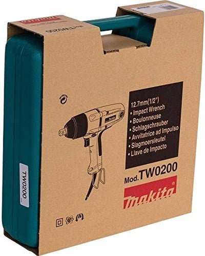 Makita TW0200 Schlagschrauber 1/2" Aussenvierkant Blau, Grau 16x260 mm