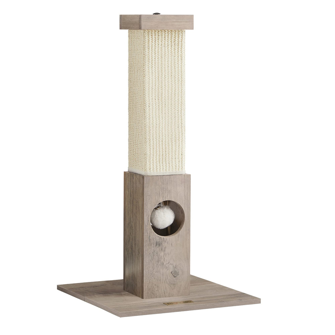 Feandrea Kratzbaum, Kratzstamm, Katzenbaum, 10 cm Dicker Stamm, Kratzsäule aus natürlichem Sisalseil