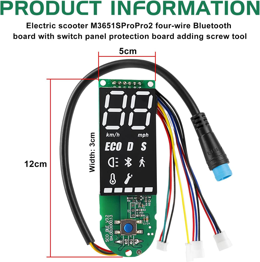 Elektroroller Dashboard, Elektroroller-Armaturenbrett, Elektroroller Armaturenbrett, Elektroroller-P