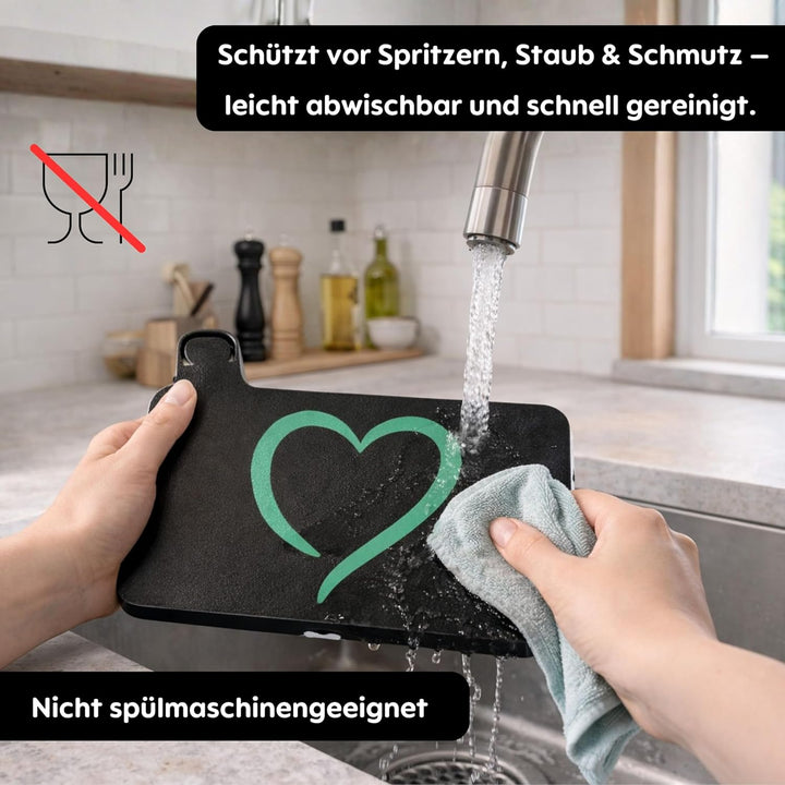 Displayschutz für Thermomix TM7 Vorwerk – Displayabdeckung mit Spatelhalter Zubehör Gadget für Therm