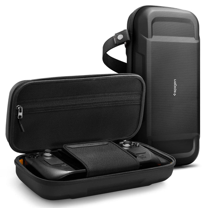 Spigen Rugged Armor Pro Tasche Hülle Kompatibel mit Steam Deck LCD (2022), Steam Deck OLED (2023) -