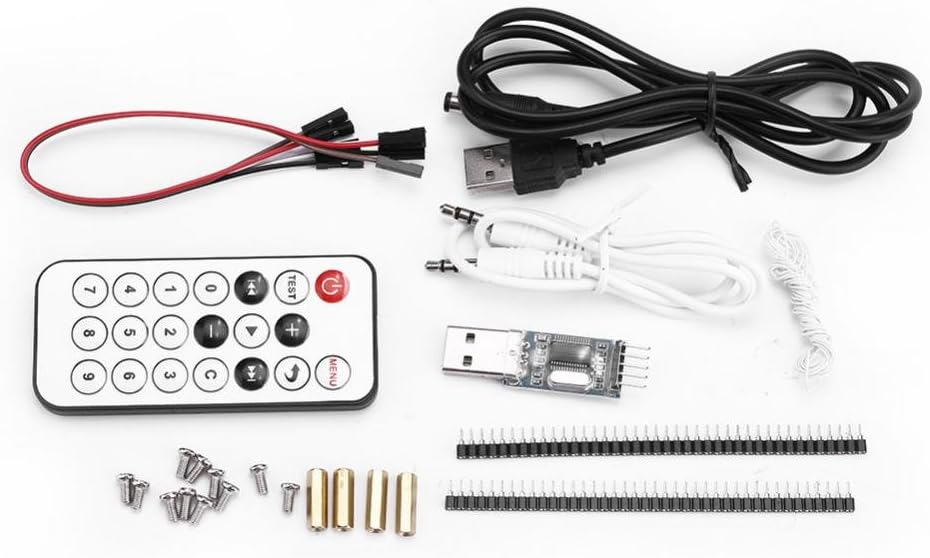 3D 8x8x8 Licht Quadratisch DIY Kit Fernbedienung DIY Elektronisches Musikspektrum Set Rot Grün Blau