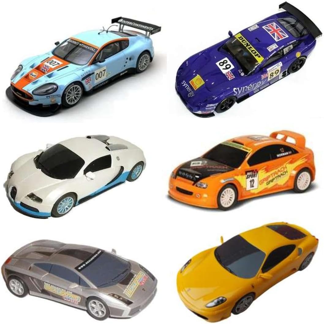SSC Slot Cars Super Grip Ersatz Autoreifen/Reifen Set Zubehör, Large GT Slicks Kompatibel für - Scal